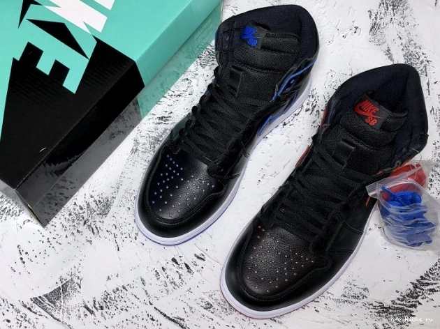 Rep Onekick Mountain Black Jordan Air 1 SB - Lance 653532-002 0818